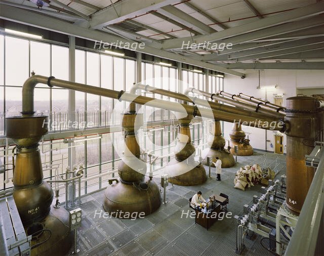 Gordon's Gin distillery, Southfields, Laindon, Basildon, Essex, 09/01/1990. Creator: John Laing plc.