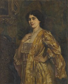 Portrait de femme, c.1911. Creator: Paul Marie Lapierre-Renouard.