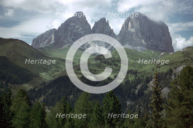 The Sella Pass. Artist: Unknown