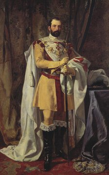 Karl XV, 1826-1872, king, 1861. Creator: Johan Fredrik Hockert.