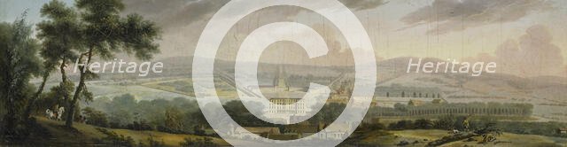 View of the back of a Palace, 1780-1820. Creator: Henri Sallembier.