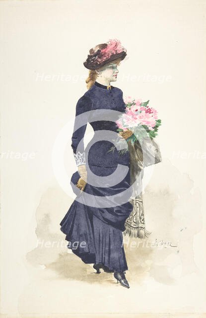 The Bouquet, . Creator: Ernest-Ange Duez.