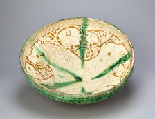 Bowl with Lioness, 12th/13th century. Creator: Unknown.