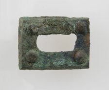 Rectangular Plaque, Frankish, 500-700. Creator: Unknown.