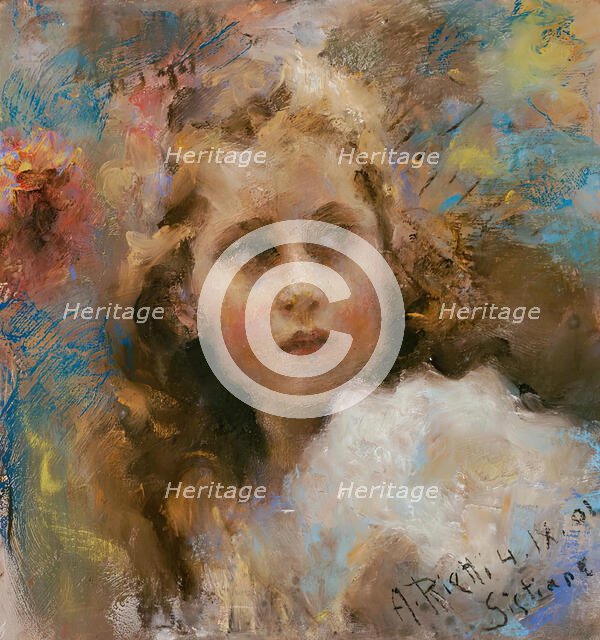 Else Hartmann, 1901. Creator: Arturo Rietti.