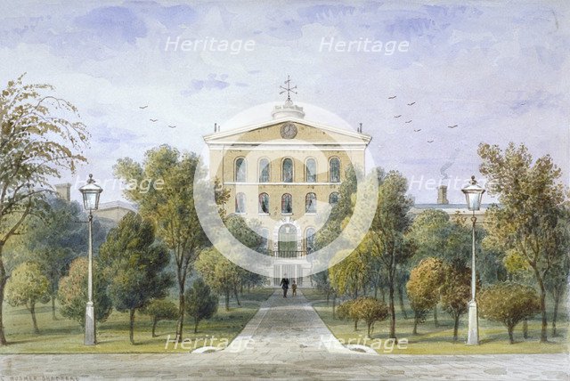 Bridewell Prison in Tothill Fields, Westminster, London, c1850. Artist: Thomas Hosmer Shepherd