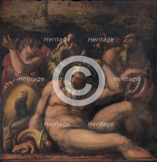 Allegory of Chianti, 1563-1565. Artist: Vasari, Giorgio (1511-1574)