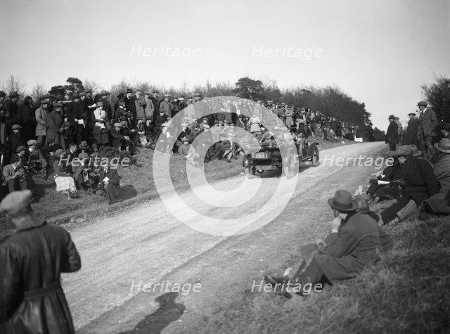 Large touring car at the Essex Motor Club Kop Hillclimb, Buckinghamshire, 1922. Artist: Bill Brunell.