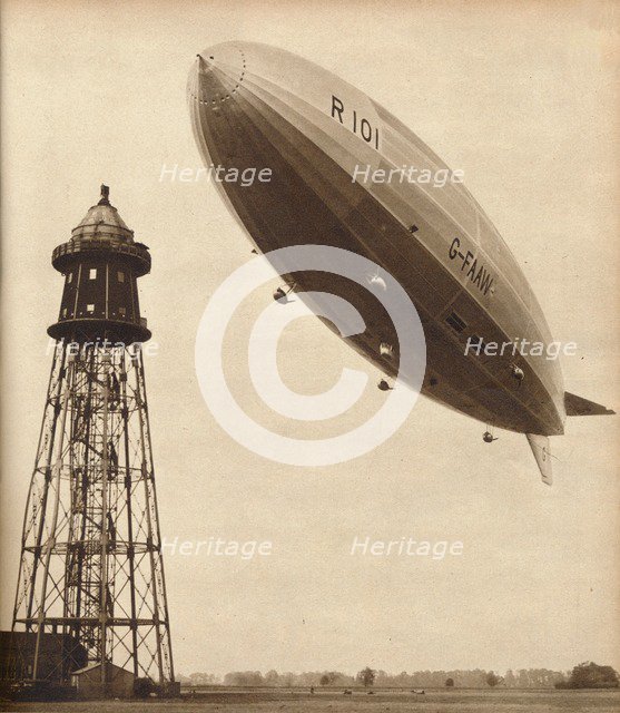 'The R101', 1930, (1938). Artist: Unknown.