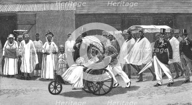 ''Sierra Leone Street Scenes -- "A Marriage in High Life" ', 1890. Creator: Unknown.