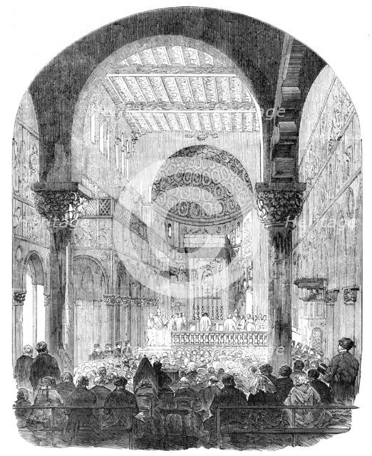Opening of the New Church at the Roman Catholic University, Dublin, 1856.  Creator: Unknown.