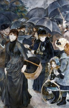'The Umbrellas', 1881-1886. Artist: Pierre-Auguste Renoir