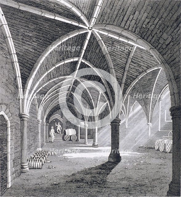Gerard's Hall, London, 1811. Artist: Anon