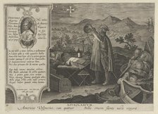New Inventions of Modern Times [Nova Reperta], Amerigo Vespucci Discovering the Southe..., ca. 1600. Creator: Jan Collaert I.