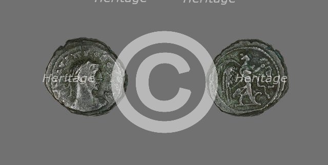 Tetradrachm (Coin) Portraying Emperor Probus, 279-280. Creator: Unknown.