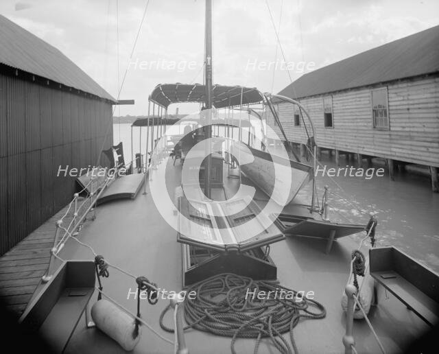 Yacht Althea, deck, between 1907 and 1915. Creator: Unknown.