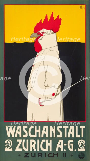 Waschanstalt Zürich, 1904. Creator: Hardmeyer, Robert (1876-1919).