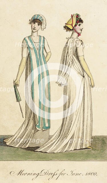 Fashion Plate (Morning Dress for June 1800), 1800. Creator: Unknown.
