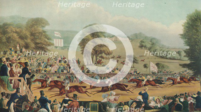 'Heaton Park Races', 1835, (1929). Artist: Richard Reeve.