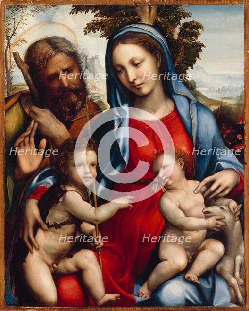 The Holy Family and St. John, between 1477 and 1549. Creator: Sodoma.