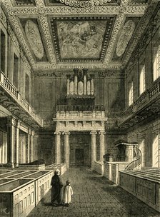 'Interior of the Chapel Royal (Banqueting House), Whitehall', (1881). Creator: Unknown.