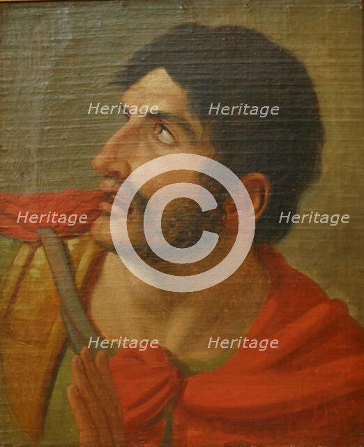 Ancient warrior. Study head, 1801. Creator: Johan Ludvig Gebhard Lund.