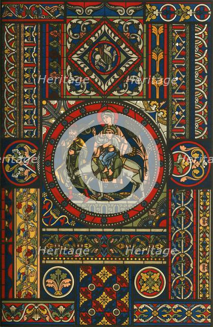 Medieval stained glass, (1898). Creator: Unknown.