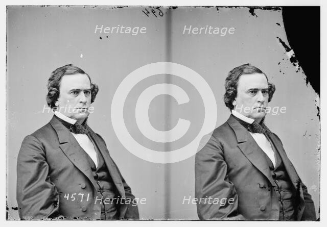 Hon. Willard Saulsbury, between 1855 and 1865. Creator: Unknown.