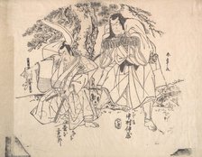 Scene from a Play, late 18th century. Creator: Shunsho.