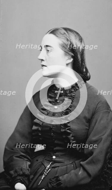 Mrs. Stephen A. Douglas, between 1855 and 1865. Creator: Unknown.