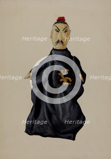 Hand Puppet - Chinaman, c. 1936. Creator: Joseph Shapiro.