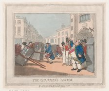 The Chairmen's Terror, July 18, 1792., July 18, 1792. Creator: Thomas Rowlandson.