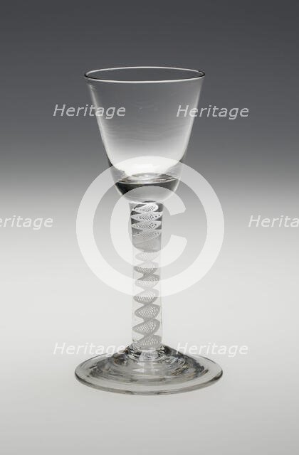 Wine Glass, England, Eighteenth century. Creator: Unknown.