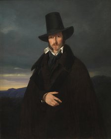 Portrait of the painter Wilhelm von Kaulbach, 1832. Creator: Bendz, Wilhelm (1804-1832).