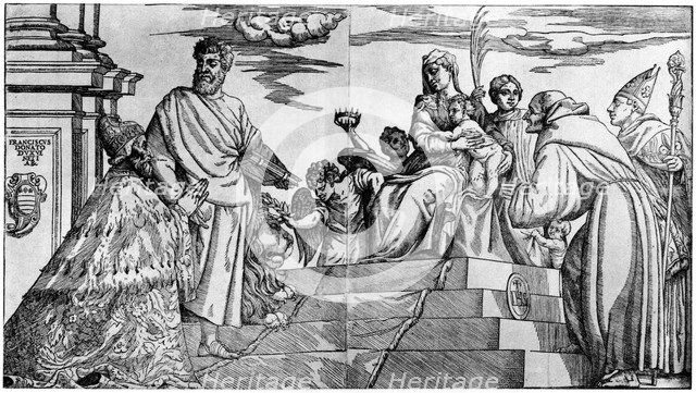 Votive picture of Doge Andrea Gritti, 1937. Artist: Unknown