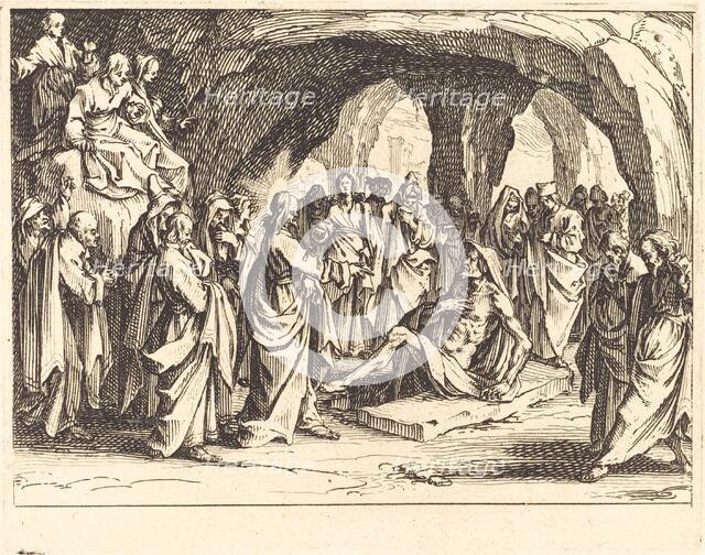 Raising of Lazarus, 1635. Creator: Jacques Callot.