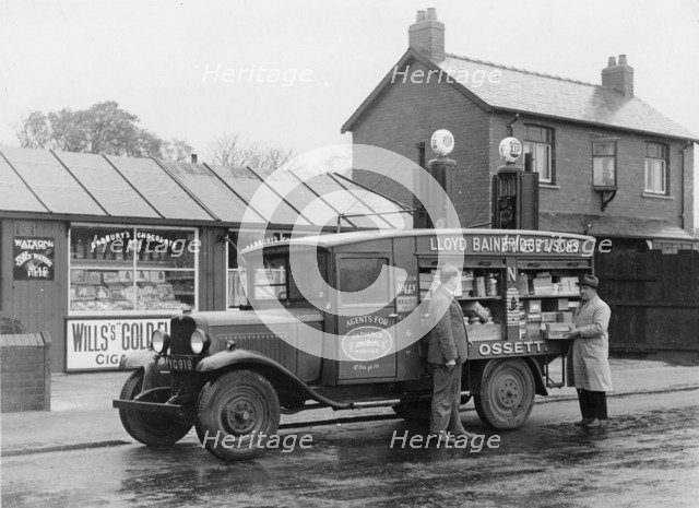 Mobile confectionery shop, a 1932 Bedford 30cwt WS lorry, (c1932?). Artist: Unknown.