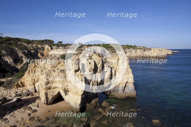 Coastal view, Algarve, Portugal, 2009. Artist: Samuel Magal