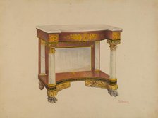 Console Table, 1936. Creator: Joseph Rothenberg.