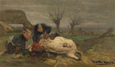 The Pig Slaughterman, c1890-1940. Creator: Marten Melsen.