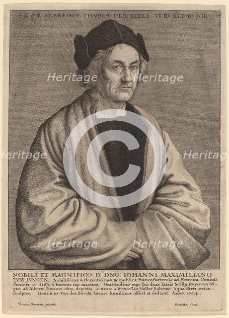 Albrecht Durer's Father, 1644. Creator: Wenceslaus Hollar.