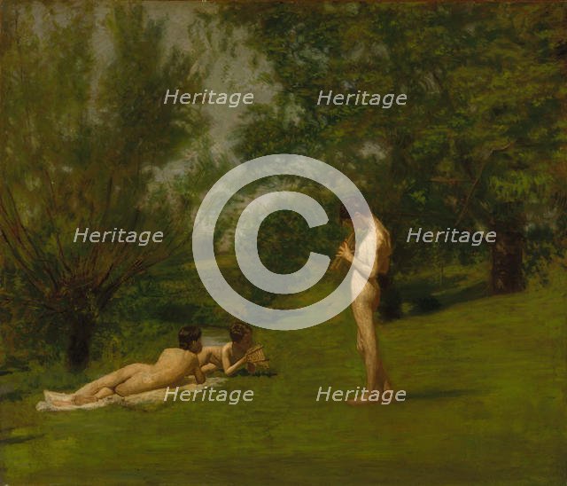 Arcadia, ca. 1883. Creator: Thomas Eakins.