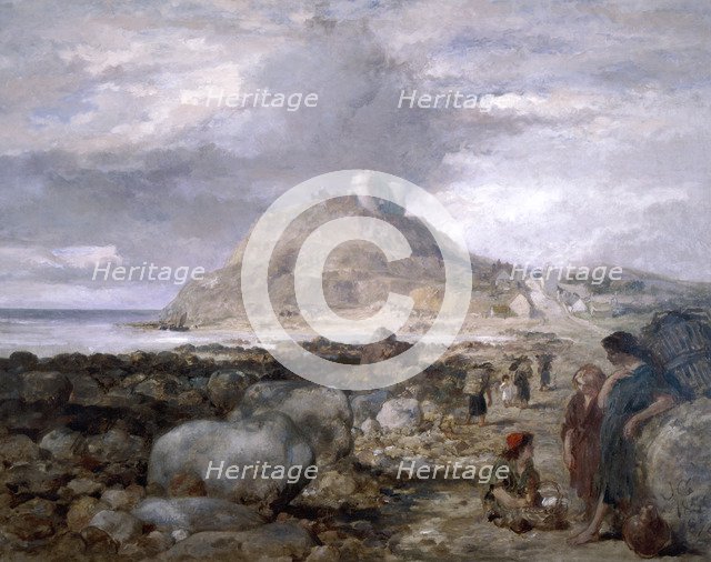 Criccieth Castle, Wales, 1878. Artist: Sir John Gilbert