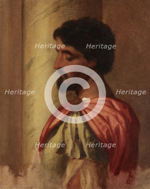 Roman Soldier. Copy of a fragment of the painting 'The Massacre of the Innocents' by Veronese, 1864. Creator: Artur Grottger.