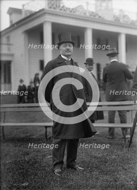 Allied Commission To U.S. Seated On Lawn: Standing, Viviani, 1917. Creator: Harris & Ewing.