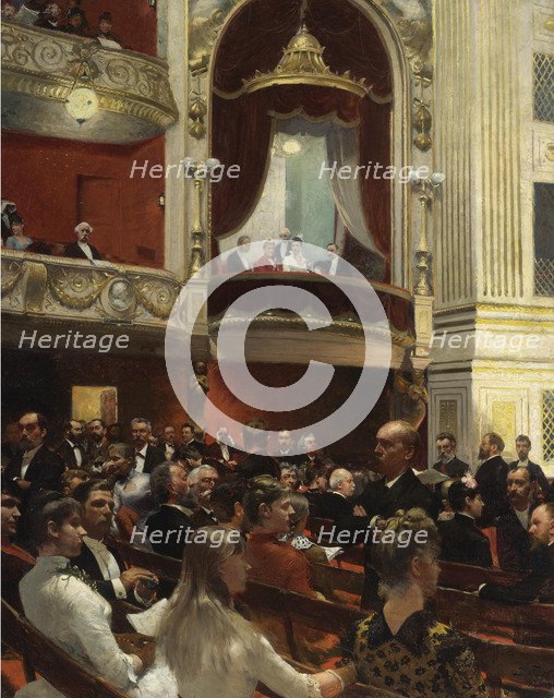 An Evening at the Royal Theatre, Copenhagen, 1887-1888.