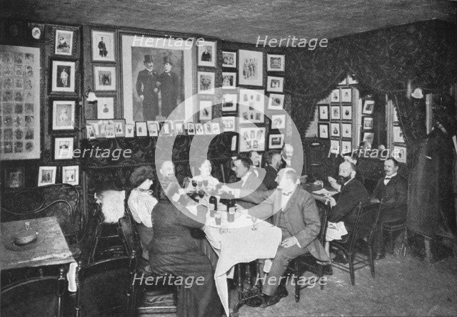 In the Artistes' Club', London, c1901 (1901). Artist: Unknown.