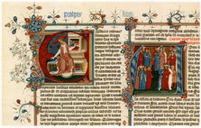 Illuminated initial letters, 1405-1415. Artist: Unknown