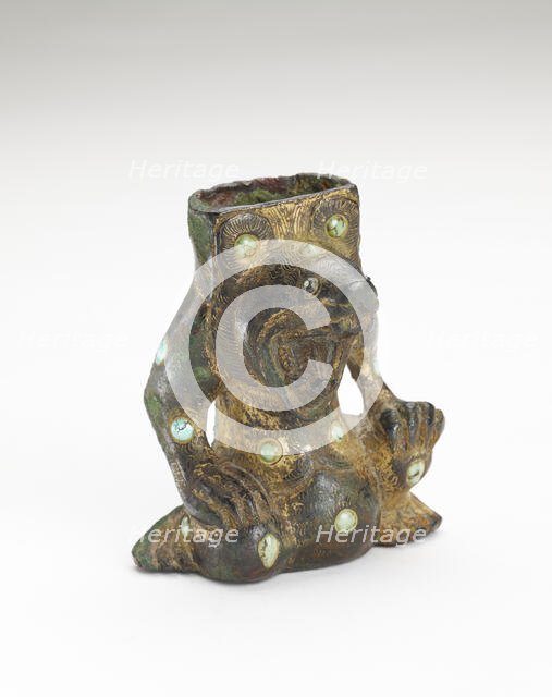 Support in the form of a bear, Han dynasty, 206 BCE-220 CE. Creator: Unknown.