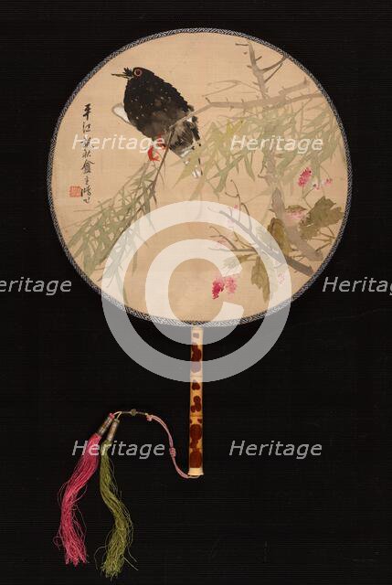 Bird (Mynah?), Qing dynasty (1644-1911), 19th century. Creator: Unknown.